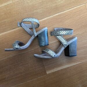 Studded Heeled Sandals | Calleen Cordero